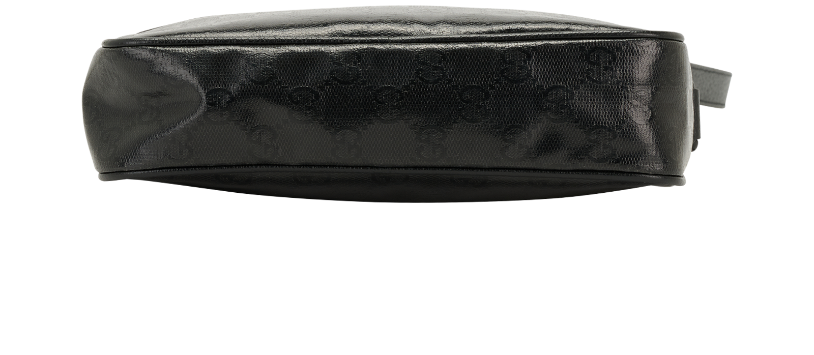 GG Crystal Crossbody, &pound;550, Handbags, Black, Coated Canvas/Crystal, Top view
